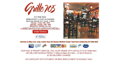 Desktop Screenshot of grille705.com